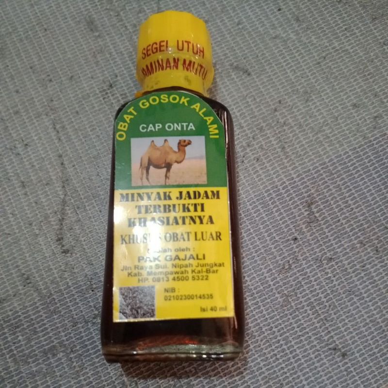 MINYAK Jadam Khusus Obat Gosok Badan Pinggang Bagian yang Sakit