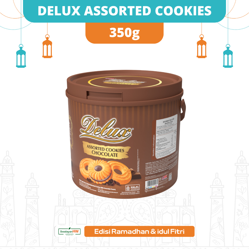 

DELUX ASSORTED COOKIES CHOCOLATE 350g l ED 05 2026