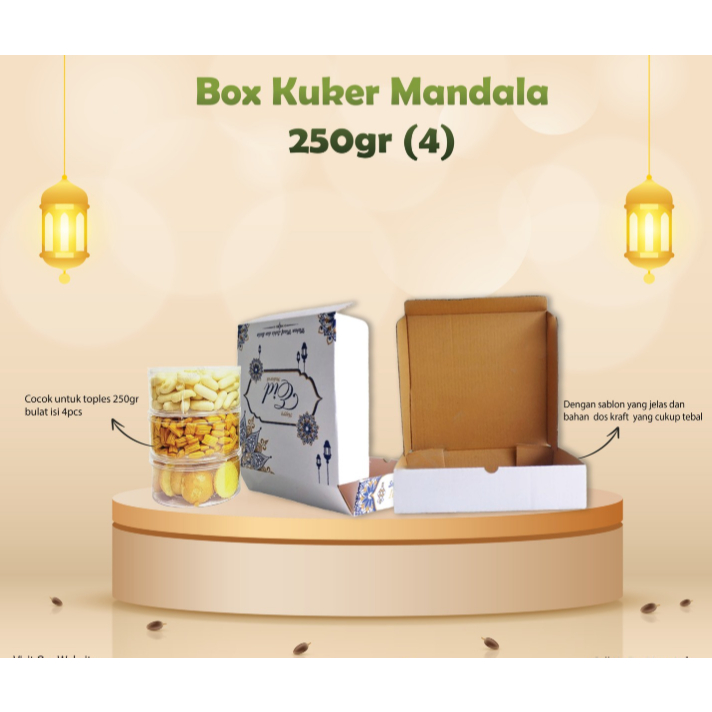 

Box Kuker Mandala 250g isi 4