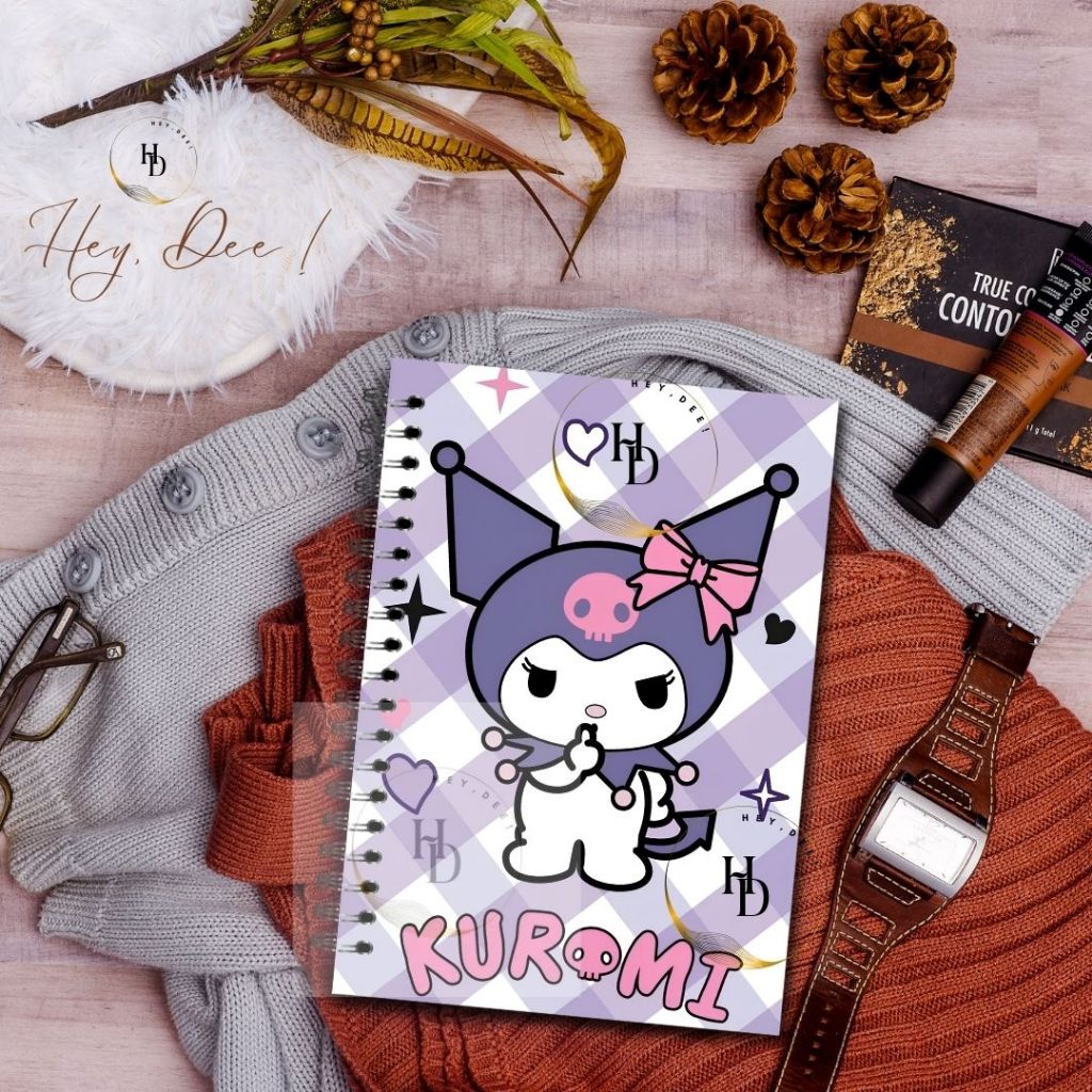 

HeyDee Notebook A5 Spiral KUROMI SERIES - DESIGN BY HEYDEE