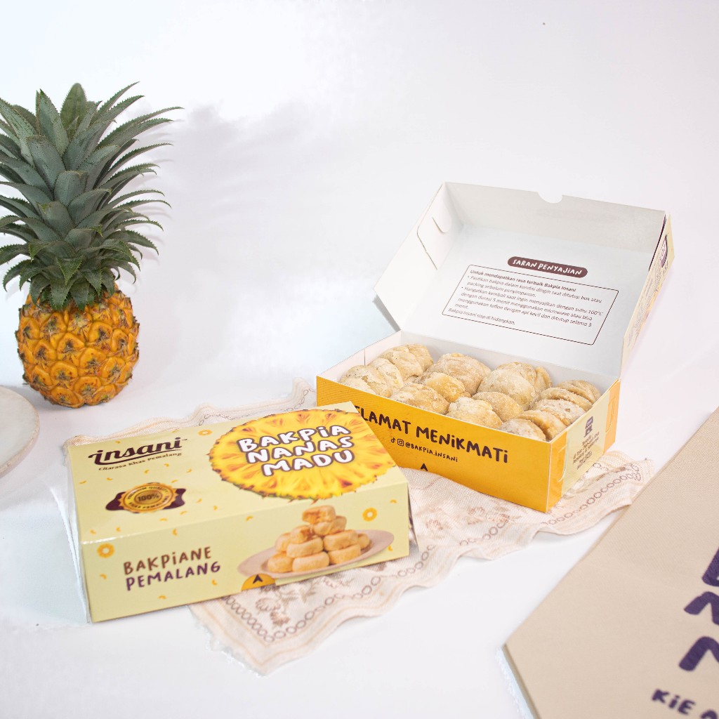 

Bakpia Nanas madu isi 20 - Reguler Pack Bakpia Insani