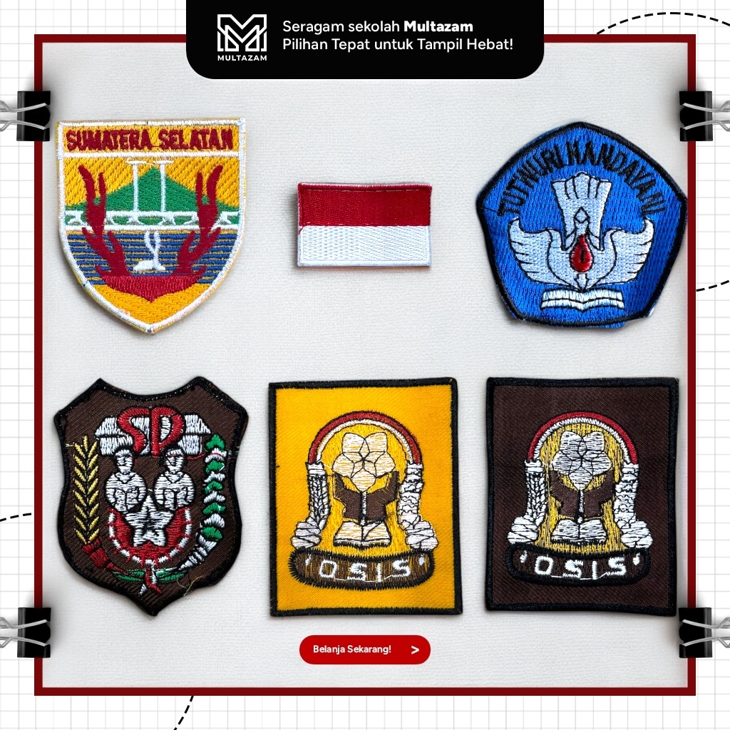 LOGO BET SEKOLAH BORDIR | TK | SD | SMP | SMA | MI | MTS | MA