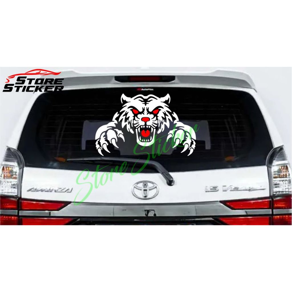 Cutting Stiker Mobil HARIMAU/MACAN Stiker Mobil Keren