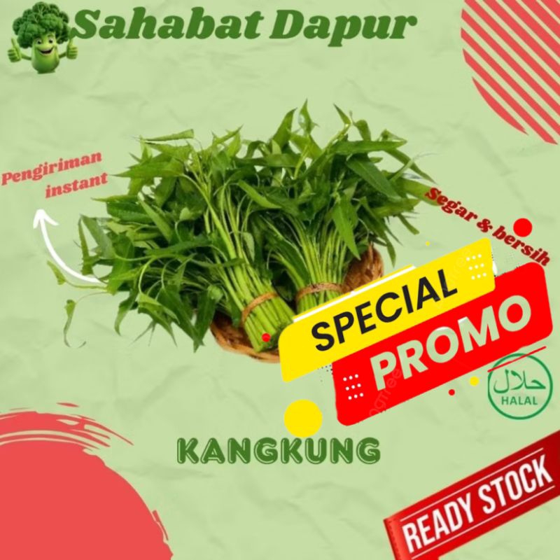 

Kangkung - sayur segar - Sahabat Dapur Delivery