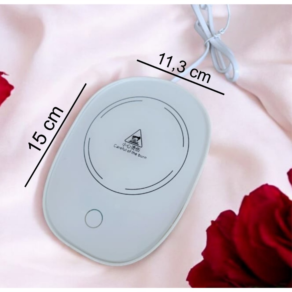 Sentra Living Mug Cangkir Elektrik Set Keramik Pemanas Penghangat Kopi Gelas Mewah Keramik Listrik