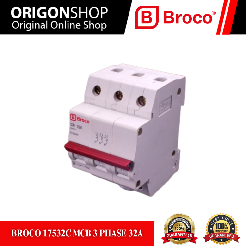 BROCO 17532C MCB 3 PHASE 32A