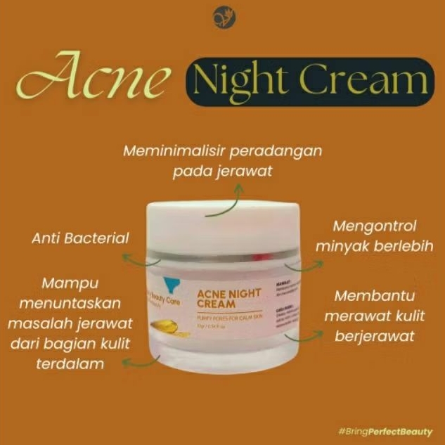 ACNE NIGHT CREAM VICTORY BEAUTY CARE VBC SKINCARE