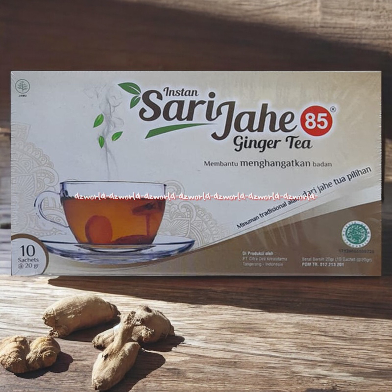 

Sari Jahe 85 Instant 10sachet Ginger Tea Teh Jahe Untuk Masuk Angin Kemasan Celup Minuman Tradisional Sarijahe