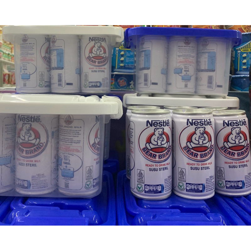 

Bear BRAND 189ml x 6pc Gratis Countainer