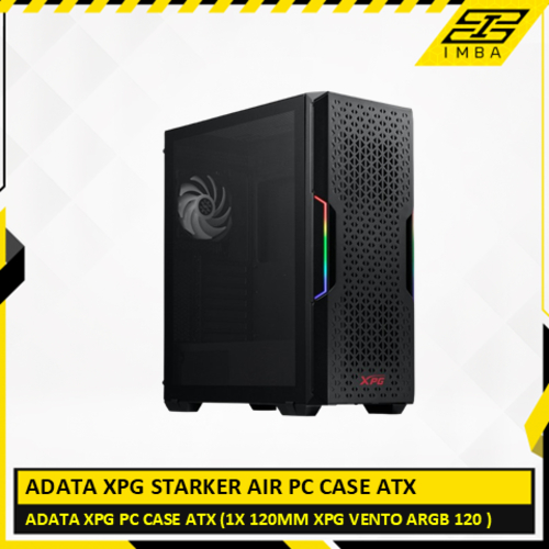 ADATA XPG AIR PC CASE ATX (1X 120MM XPG VENTO ARGB 120 + 1X 120MM XPG VENTO 120)