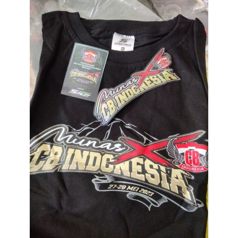kaos munas cb Indonesia 2023 / kaos motocb original / tshirt moto cb / merchandise jambore motocb or