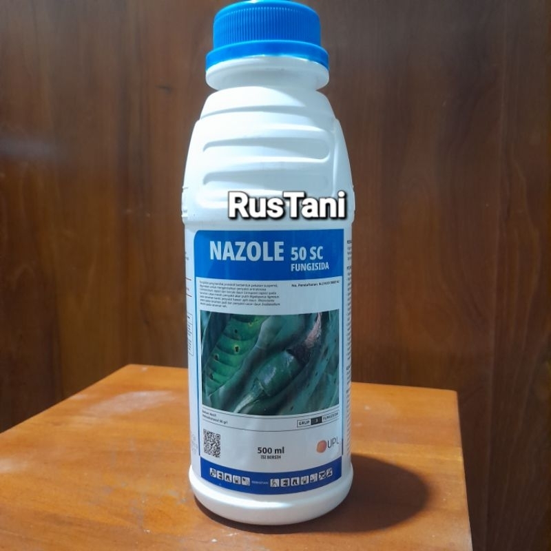 Fungisida protektif NAZOLE 50SC 500ml bahan aktif : heksakonazol 50g/l