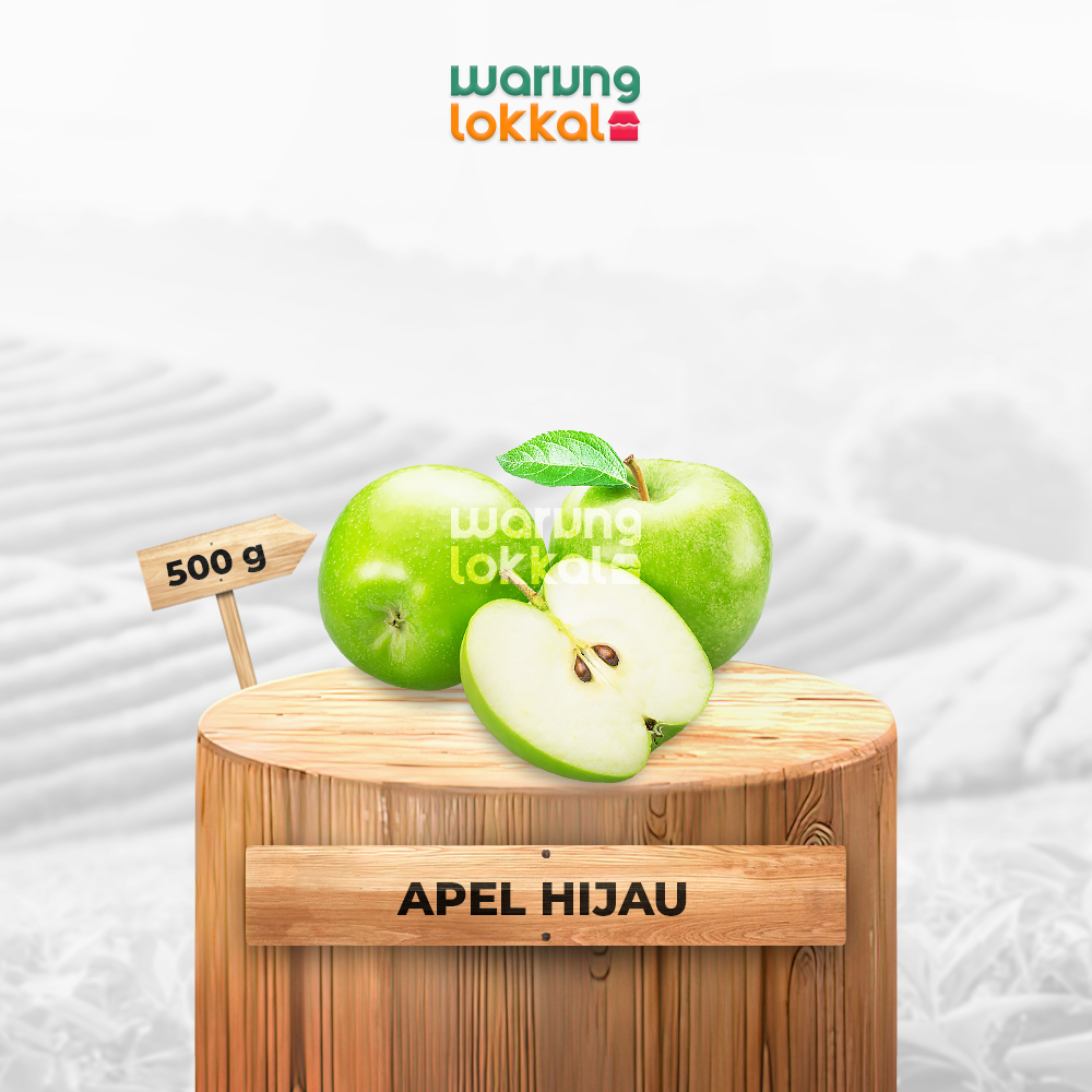 

Apel Hijau Besar 500g - Warung Lokkal