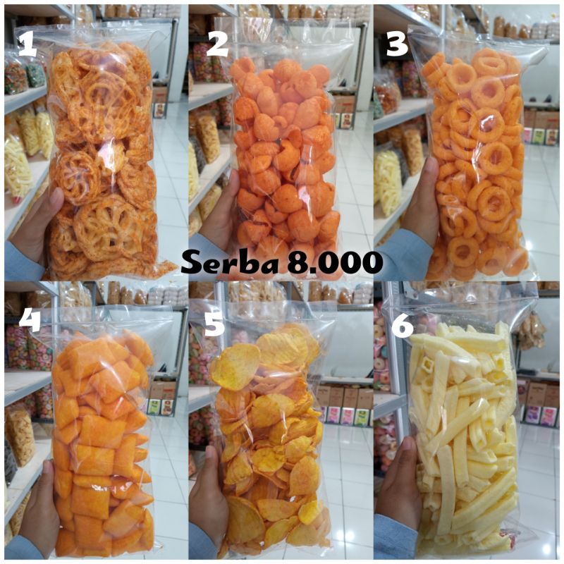 

SERBU serba delapan ribu cemilan snack serba delapan ribuu