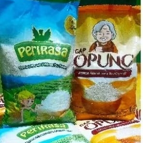 

BERAS PREMIUM KEMASAN 1 KG, Merk Perirasa dan Opung