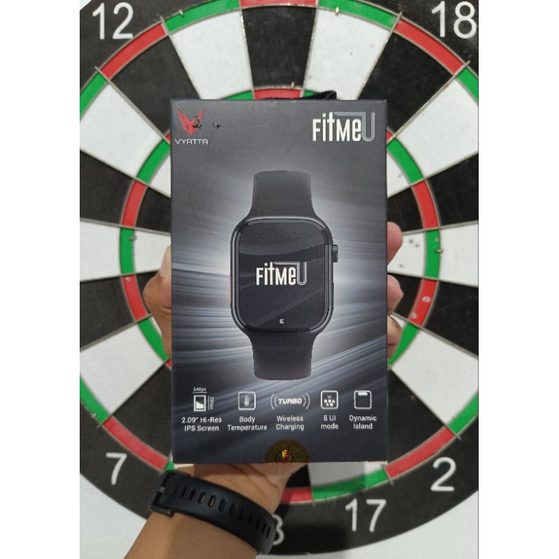 Vyatta Fitme U Smartwatch Smart Watch Bluetooth Call IPX7 Jam Tangan Pintar Olahraga