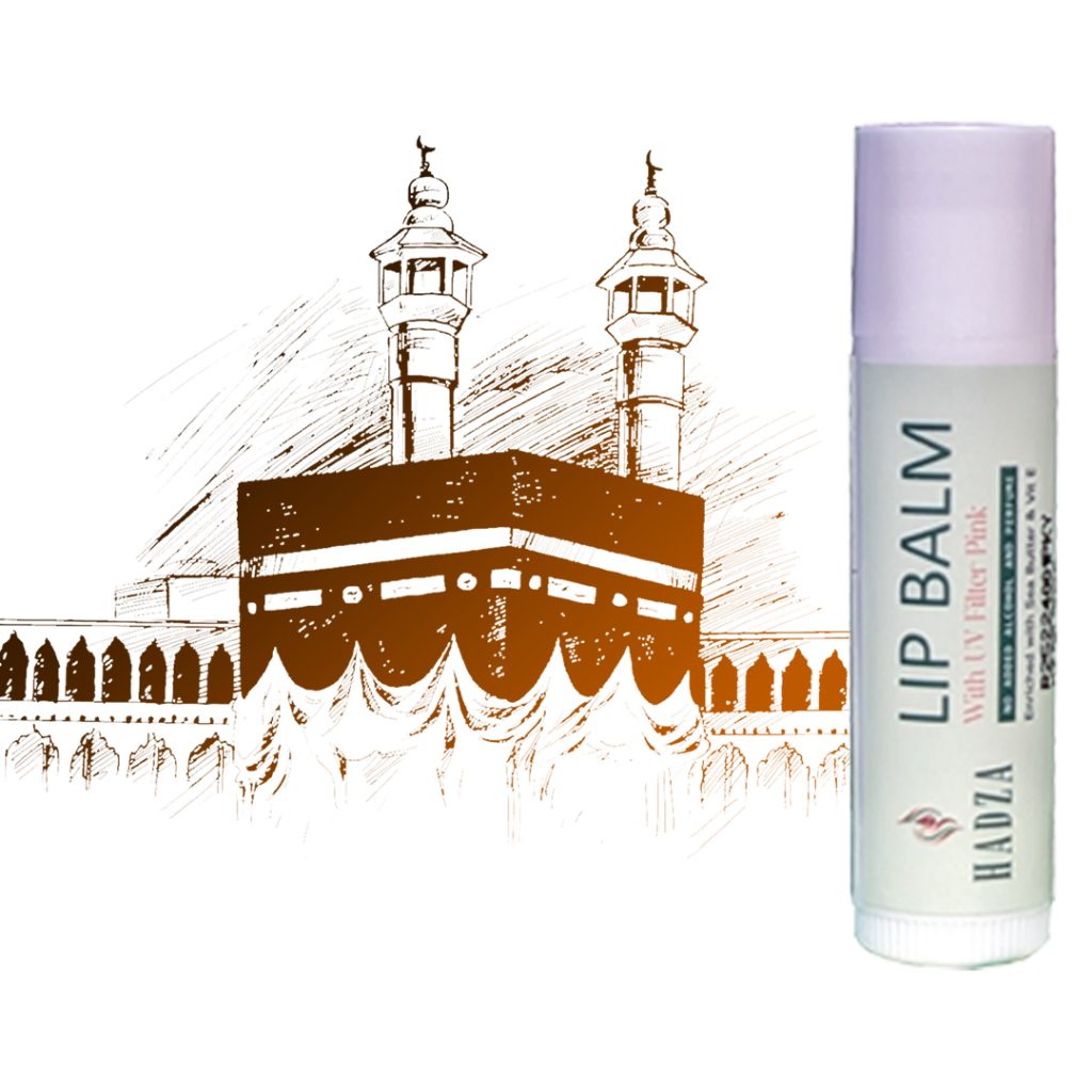 Lip Balm with UV Filter Pink by Hadza haramain series | Skincare Umrah dan Haji Termurah | Skincare 