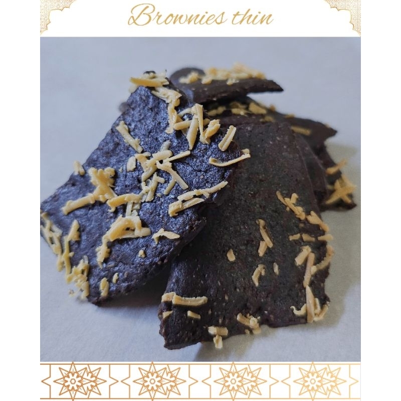 

Brownies Thin Gluten Free real chocolate no preservative