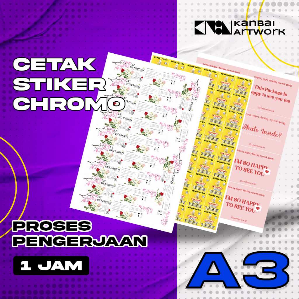 

CETAK STIKER LABEL CHROMO KEMASAN A3+