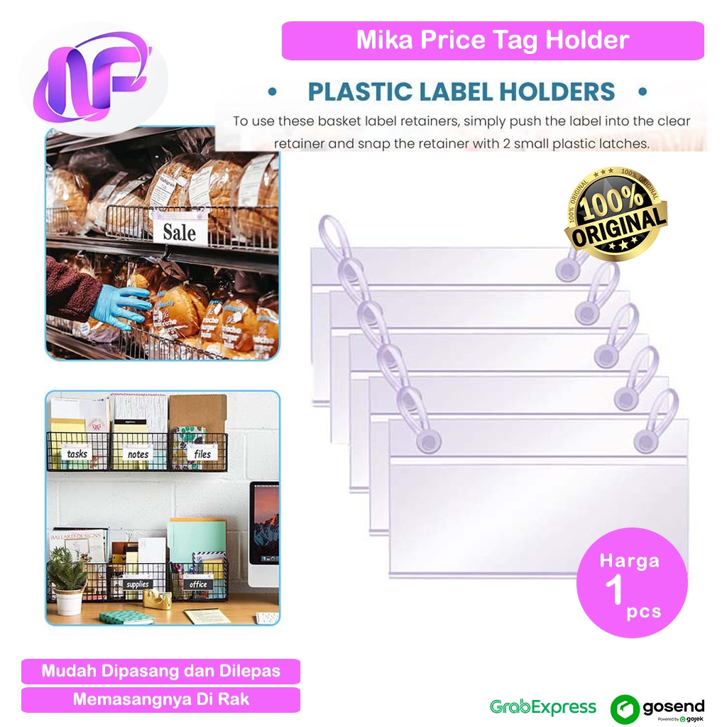 Label Display Harga Price Tag Minimarket Gantung Rak Toko Minimarket Keranjang Promo Holder Label Ha