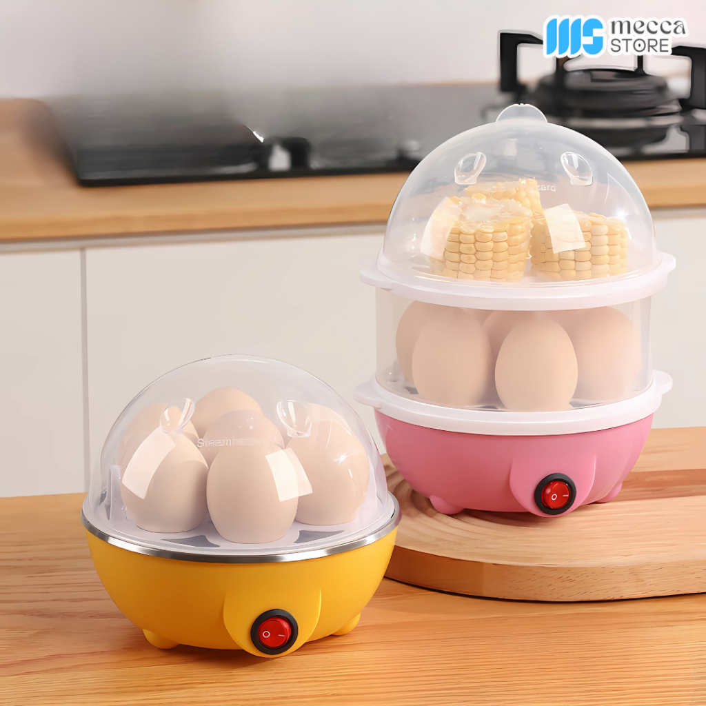Alat Rebus Telur Otomatis Elektrik Eu Plug 350W
