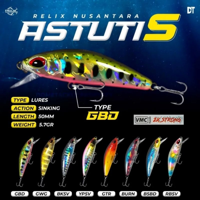 UMPAN MINNOW RELIX ASTUTI 50MM