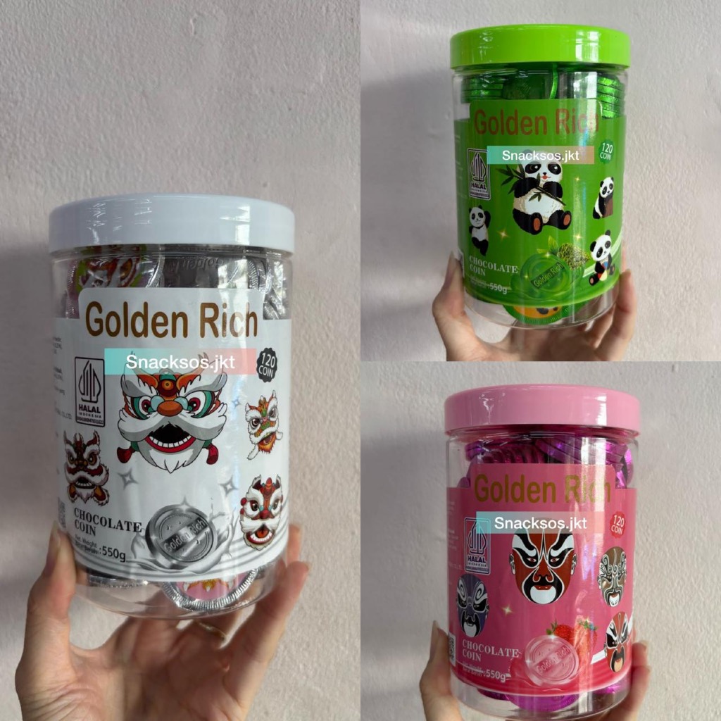 

GOLDENRICH CHOCOLATE COIN STRAWBERRY / WHITE CHOCO / MATCHA - CHINA