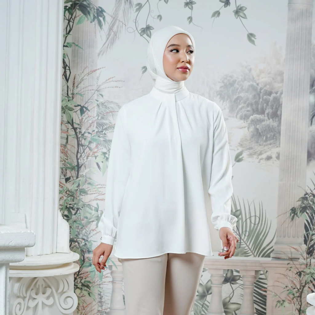 Zoya IXORA Blouse - Atasan Wanita Wudhu Friendly - Bahan Soft Polyester
