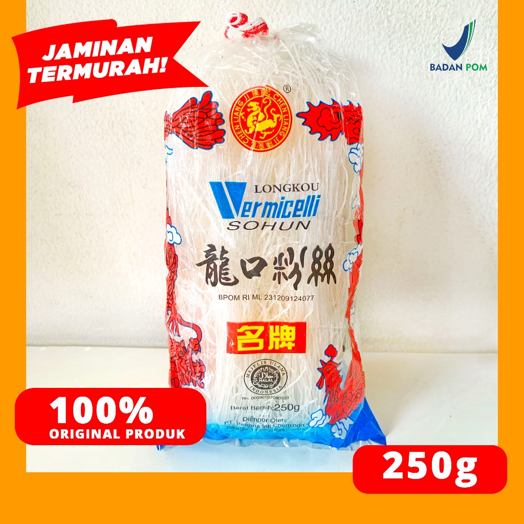 

SOHUN SOUN NAGA VERMICELLI LONGKOU IMPOR CINA CHEN LIANG JI 250 g