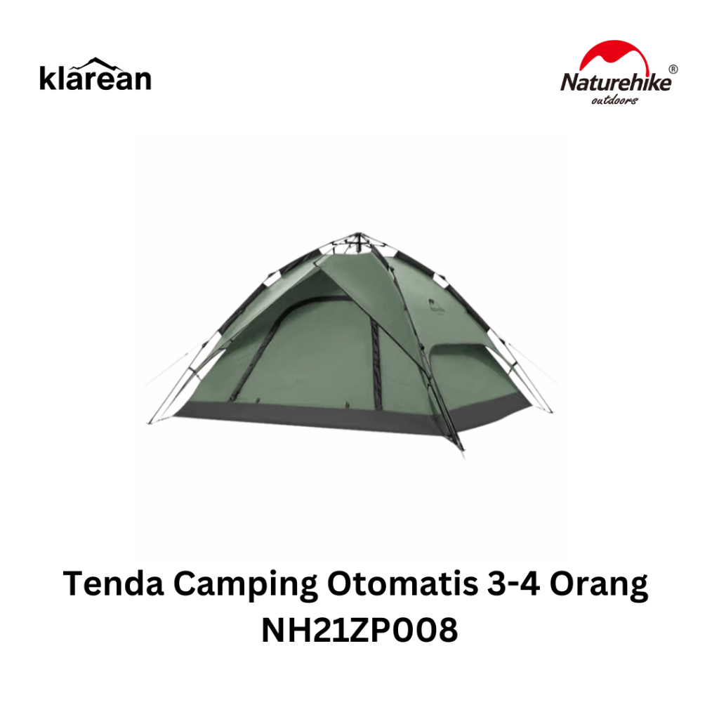 Naturehike NH21ZP008 Tenda Camping Otomatis 3-4 Orang