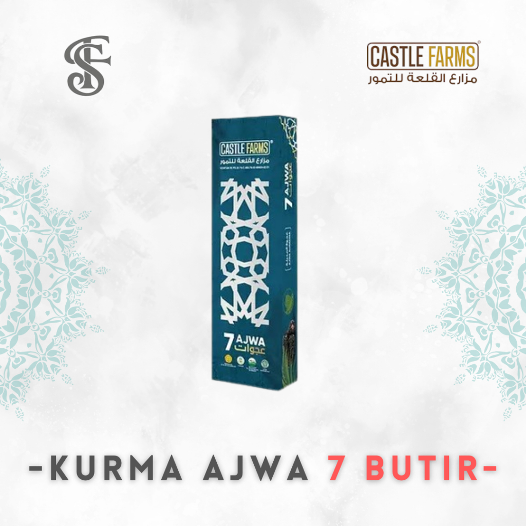 

Kurma Ajwa (70 gr) - Castle Farms Premium Organik 7 Butir