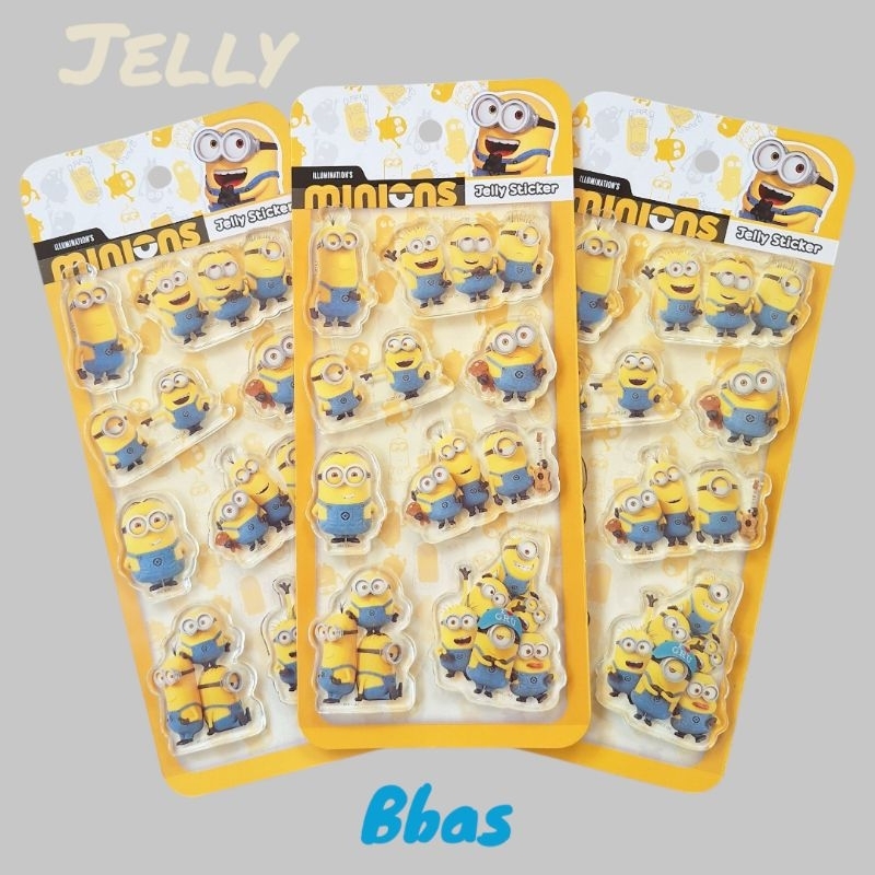 

Minions Jelly Stickers Adinata / Sticker / Label / Stiker