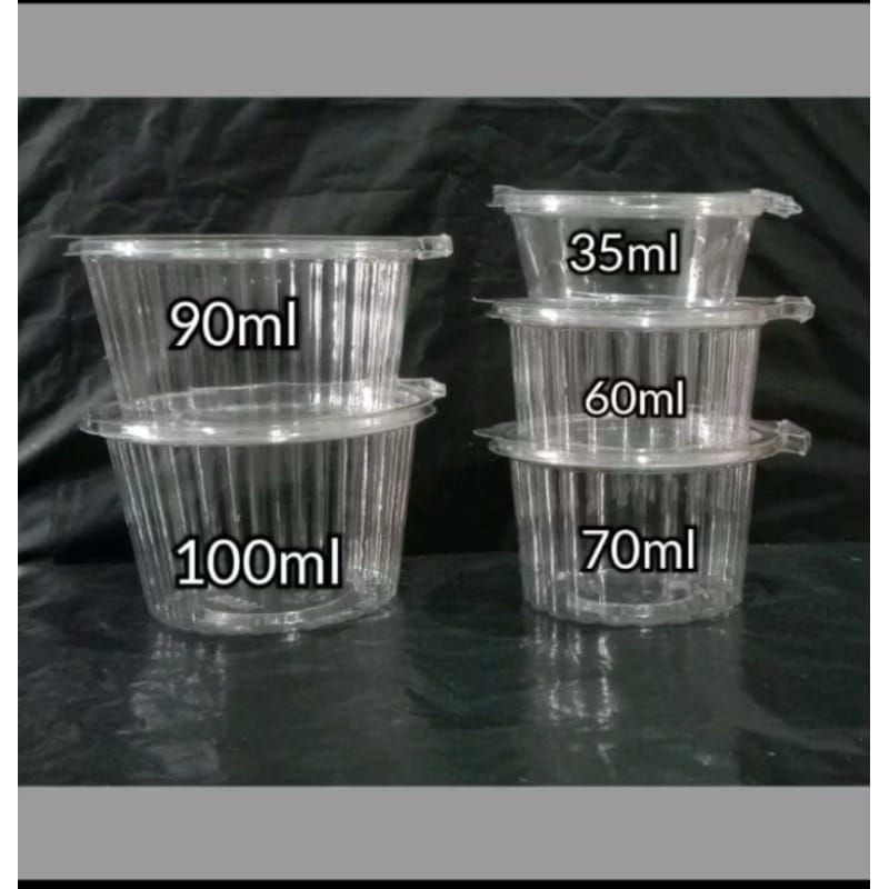 Mika Cup Puding 35 ml Tutup Senyawa Cup Jelly Puding