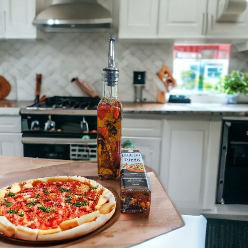 

HERBS INFUSION CHILLI OIL FOR PIZZA | PASTA | BARBEQUE | 250ML