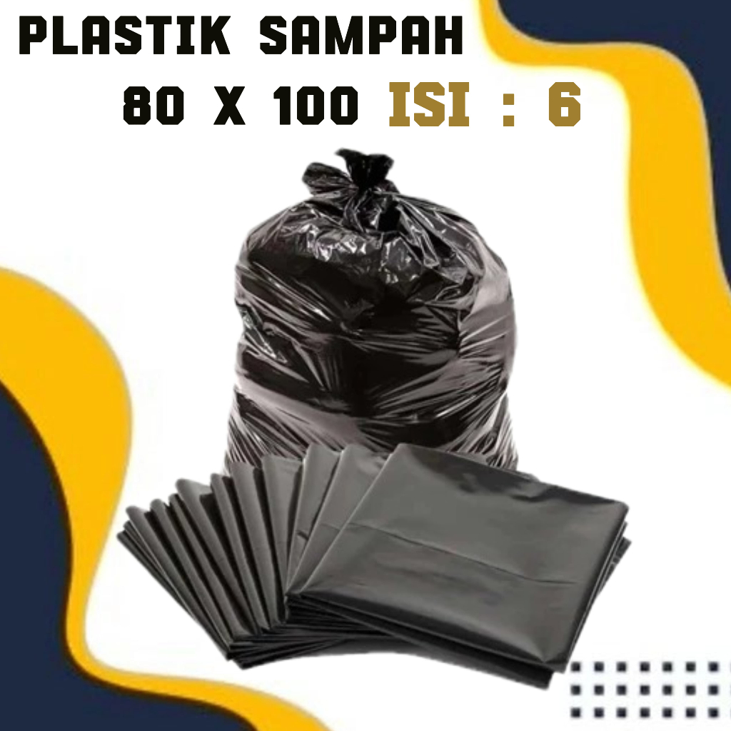 PLASTIK SAMPAH 80X100 | KANTONG PLASTIK SAMPAH BESAR 80X100