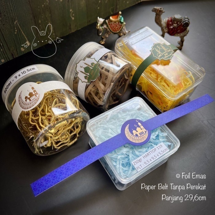 

PBI Paper Belt Idul Fitri/ Lebaran/ Eid Mubarak/ Sleeve/ Kertas Sabuk | PBI