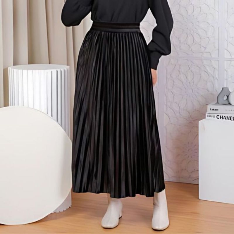 SHINY VELVET SKIRT | ROK PLISKET BLUDRU | ROK VELVET BLUDRU PLISKET | ROK BLUDRU PREMIUM