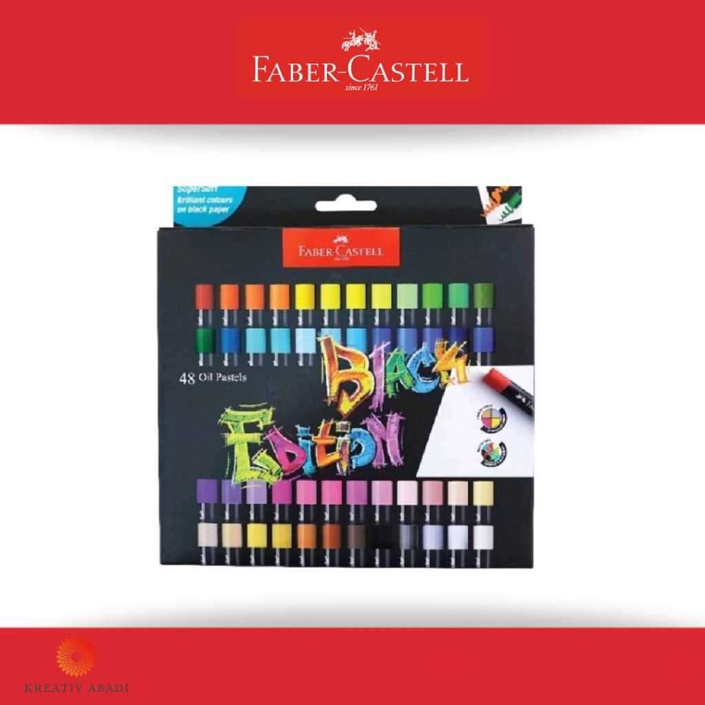 

Faber Castell Oil Pastel 48 Colour Black Edition Series