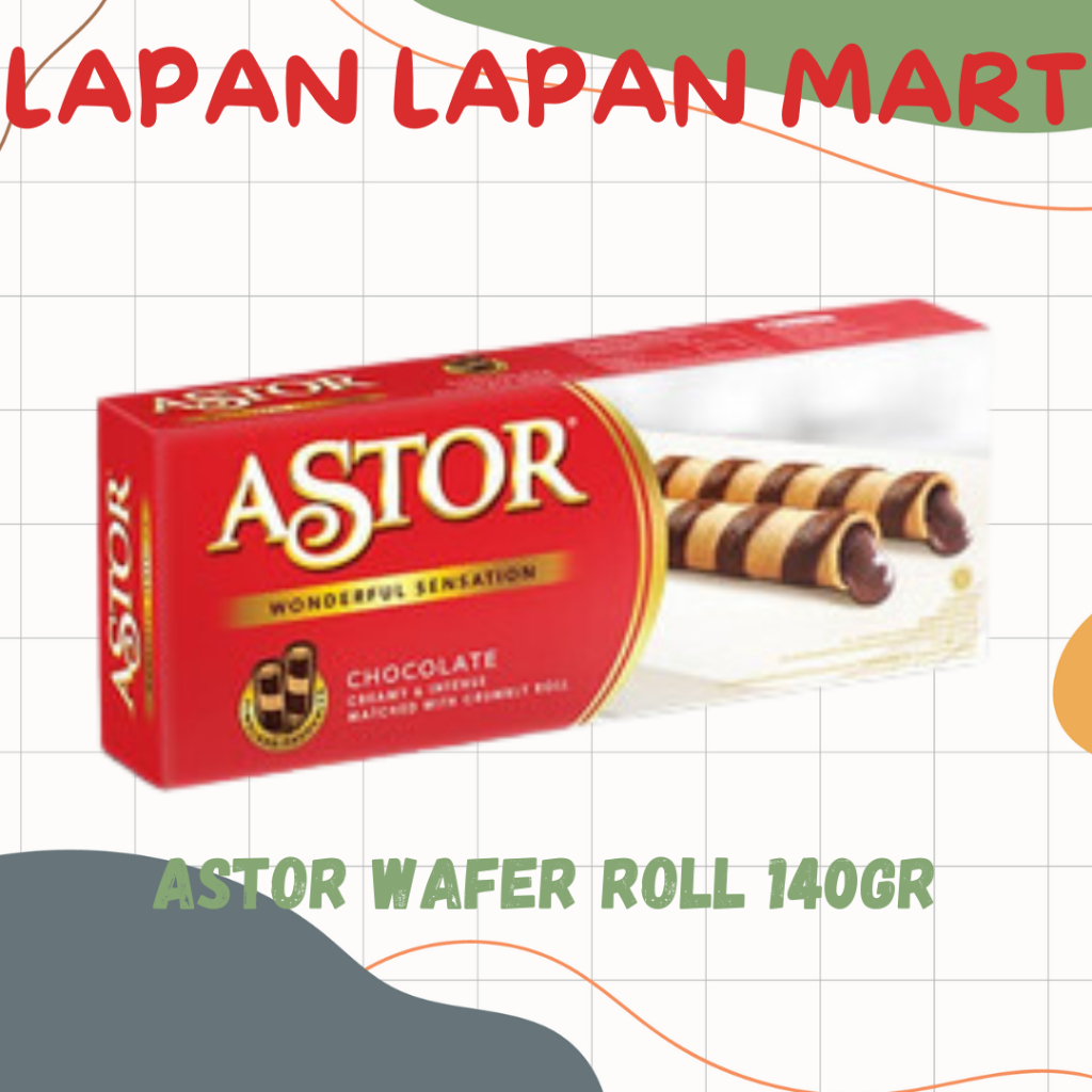 

Astor Wafer Roll Cokelat 150gr