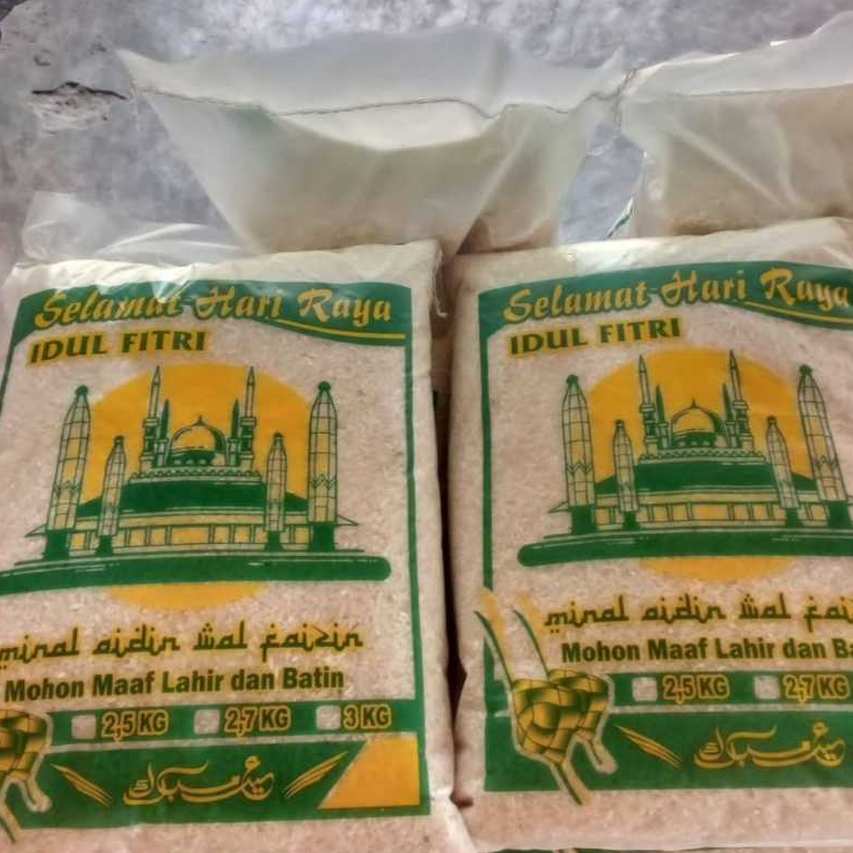 

beras zakat fitrah 2,5 kilo dan 3 kilo