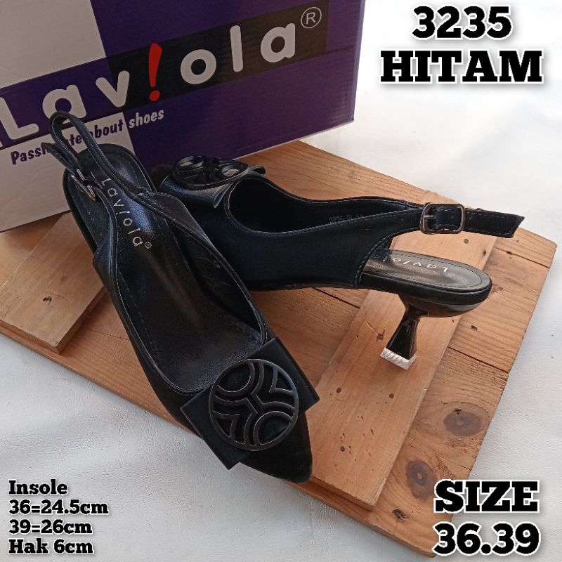 SANDAL TALI SLINGBACK WANITA HIGH HEELS LAVIOLA 3235