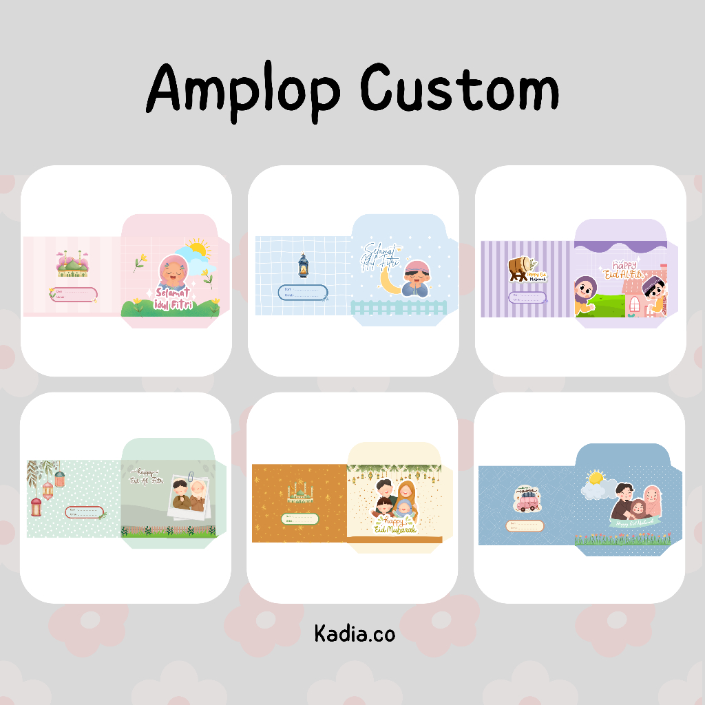 

Amplop Custom Lebaran Kecil - Kode D