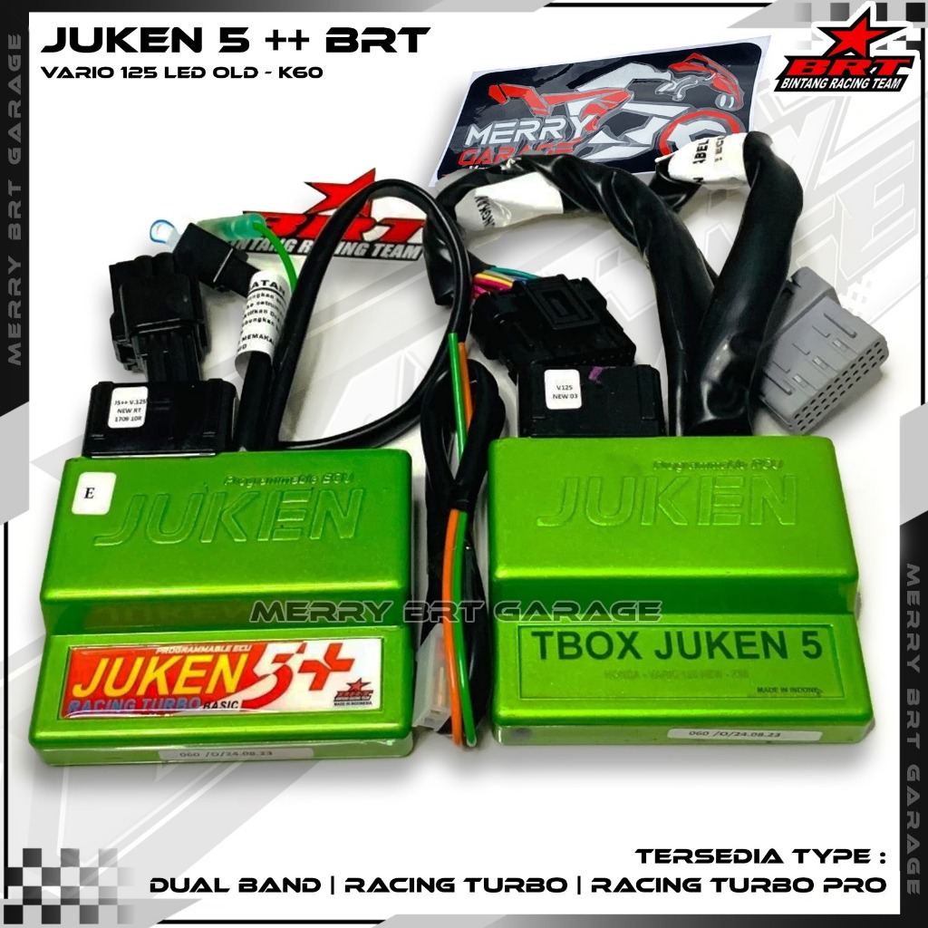 BRT Ecu Juken 5 Plus Vario 125 LED Kode Ecu K60 Dualband Racing Turbo Racing Turbo Pro 1902