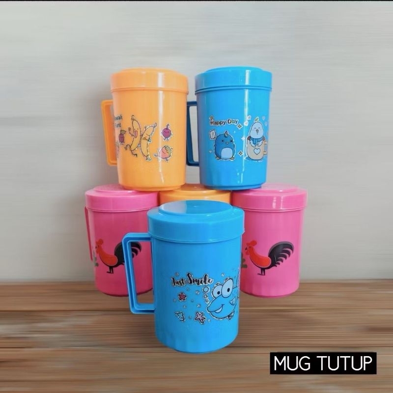 Mug Jumbo -+ 850 ml / Cangkir Plastik Jumbo / Mug Plastik