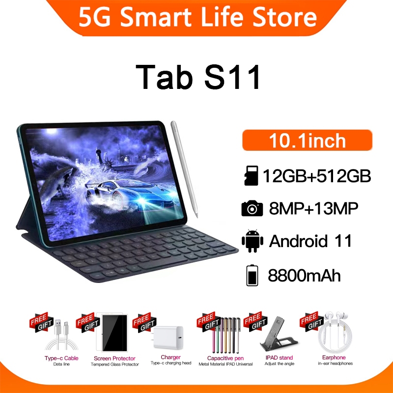 Tablet PC MatePad S11 12GB+512GB ROM Asli Tablet baru Tablet Pembelajaran Tablet Android 8.0Inci Lay