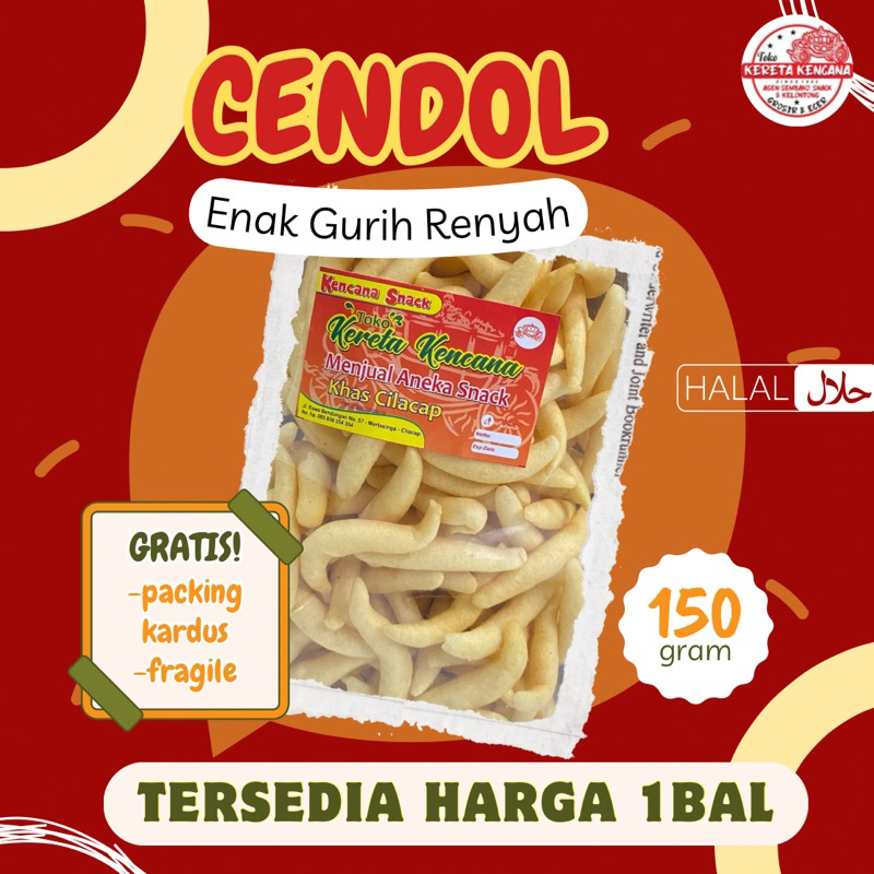 

(1 BAL) TELUR GABUS CENDOL ENAK GURIH RENYAH SNACK CEMILAN JAJANAN MURAH 150GR - PACKING KARDUS & BUBBLEWRAP