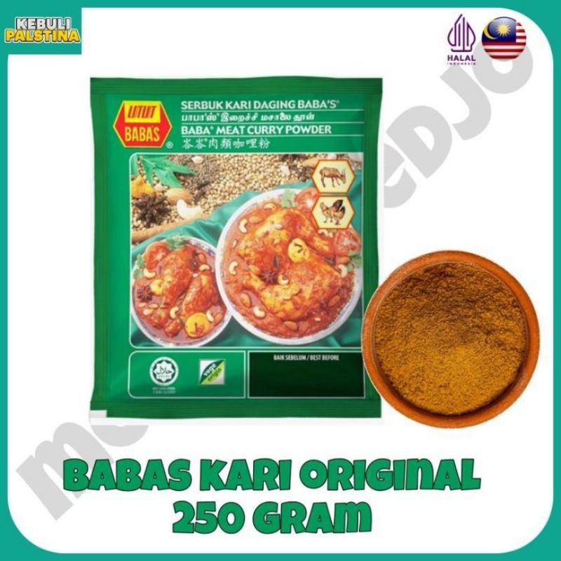 

Exp 4/4/2026 grosir dan Eceran serbuk Bumbu kari Daging babas Meat Curry powder BPOM 250gr