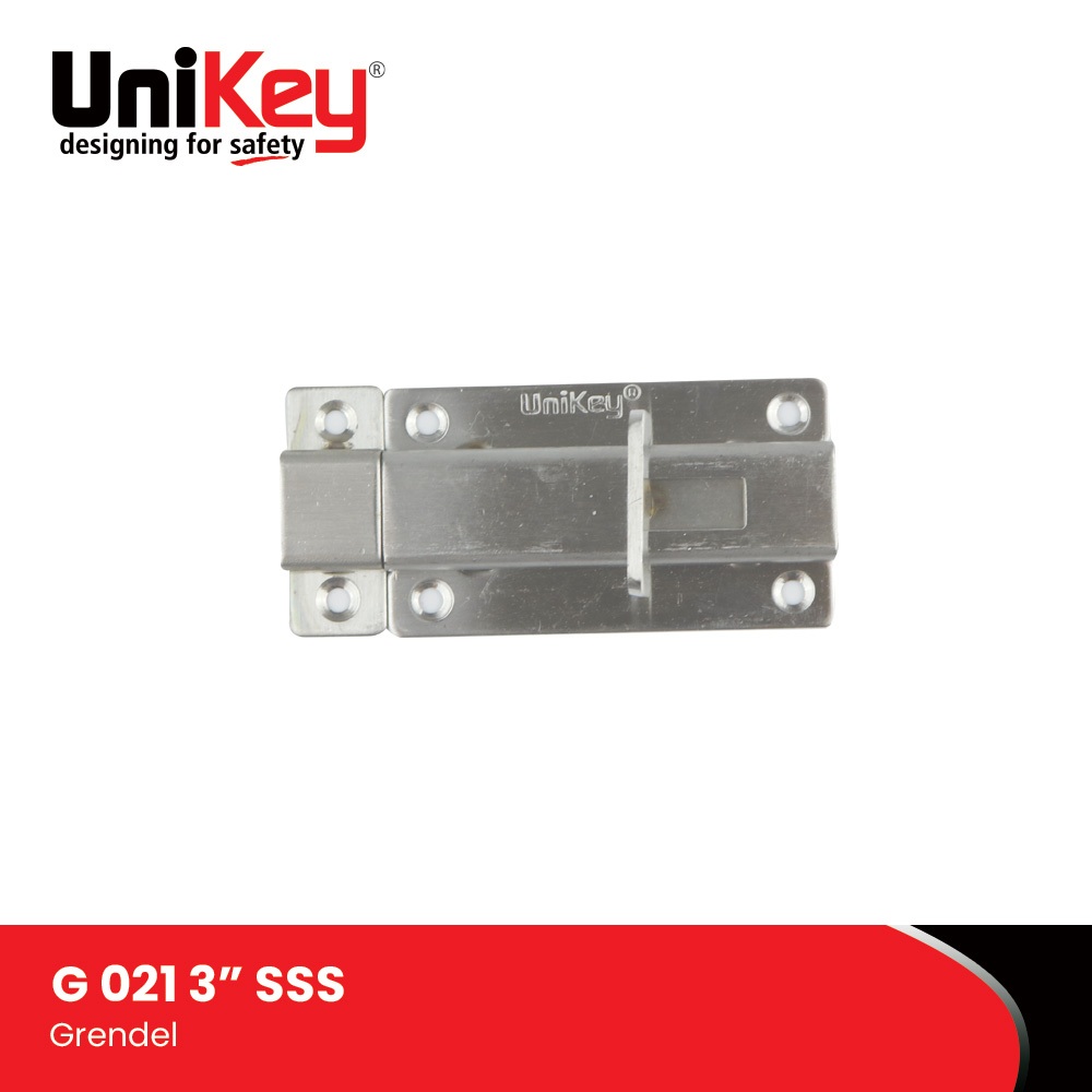Unikey Grendel Stainless G 021 3" Sss