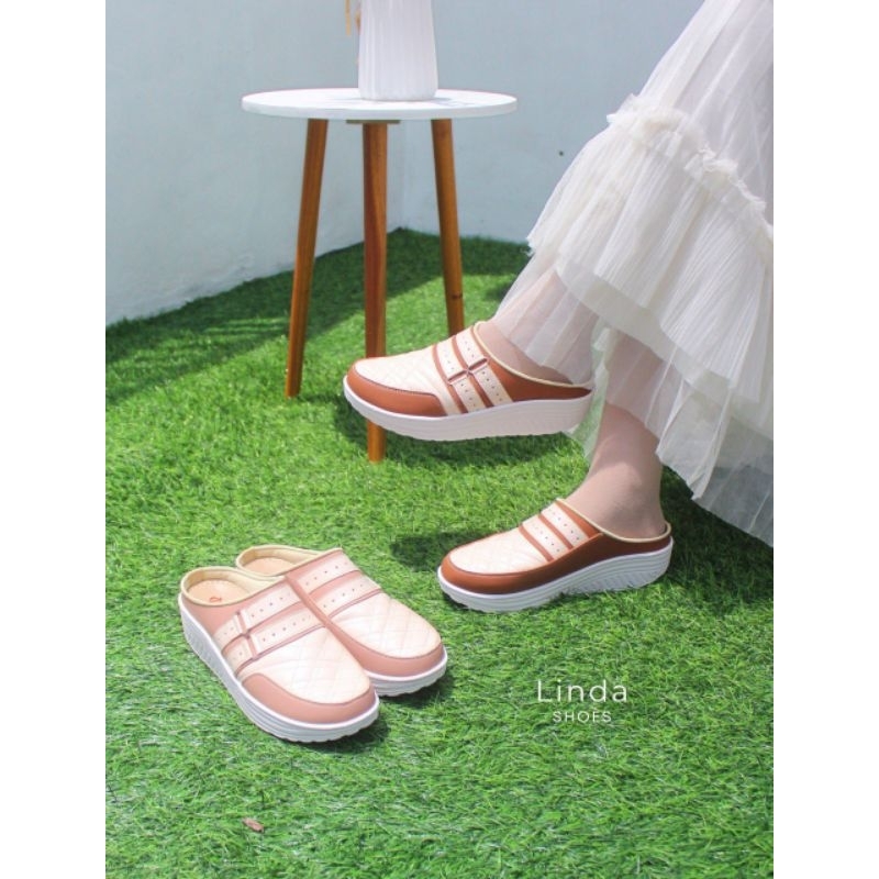 ONE LOVE LINDA BUSTONG - SEPATU SANDAL TUTONG WANITA