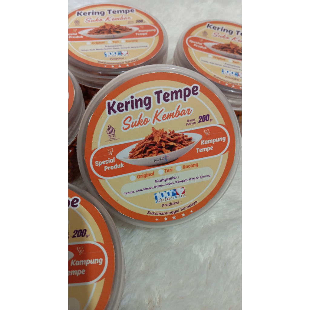 

Kering Tempe Pedas Manis, Cocok buat Snack & Lauk Harian